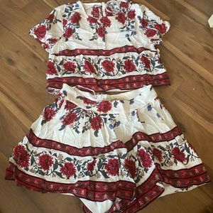 Floral set from Love culture top (M) bottom (s) can be bought separately
